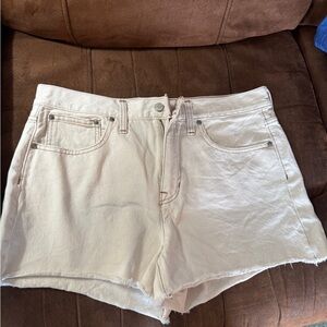 Re-Imagined by J. Crew Cream Jean Shorts for Women
